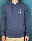 Collection Hiver 2024: Sweat-Shirt Classique écoresponsable à capuche recyclé unisexe French Navy