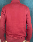 Collection Hiver 2024: Sweat-Shirt R Phare écoresponsable col zippé Burgundy