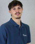 Polo manches courtes Deep Teal RYSEM, vue 3
