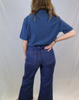 Polo manches courtes Deep Teal RYSEM, vue 6