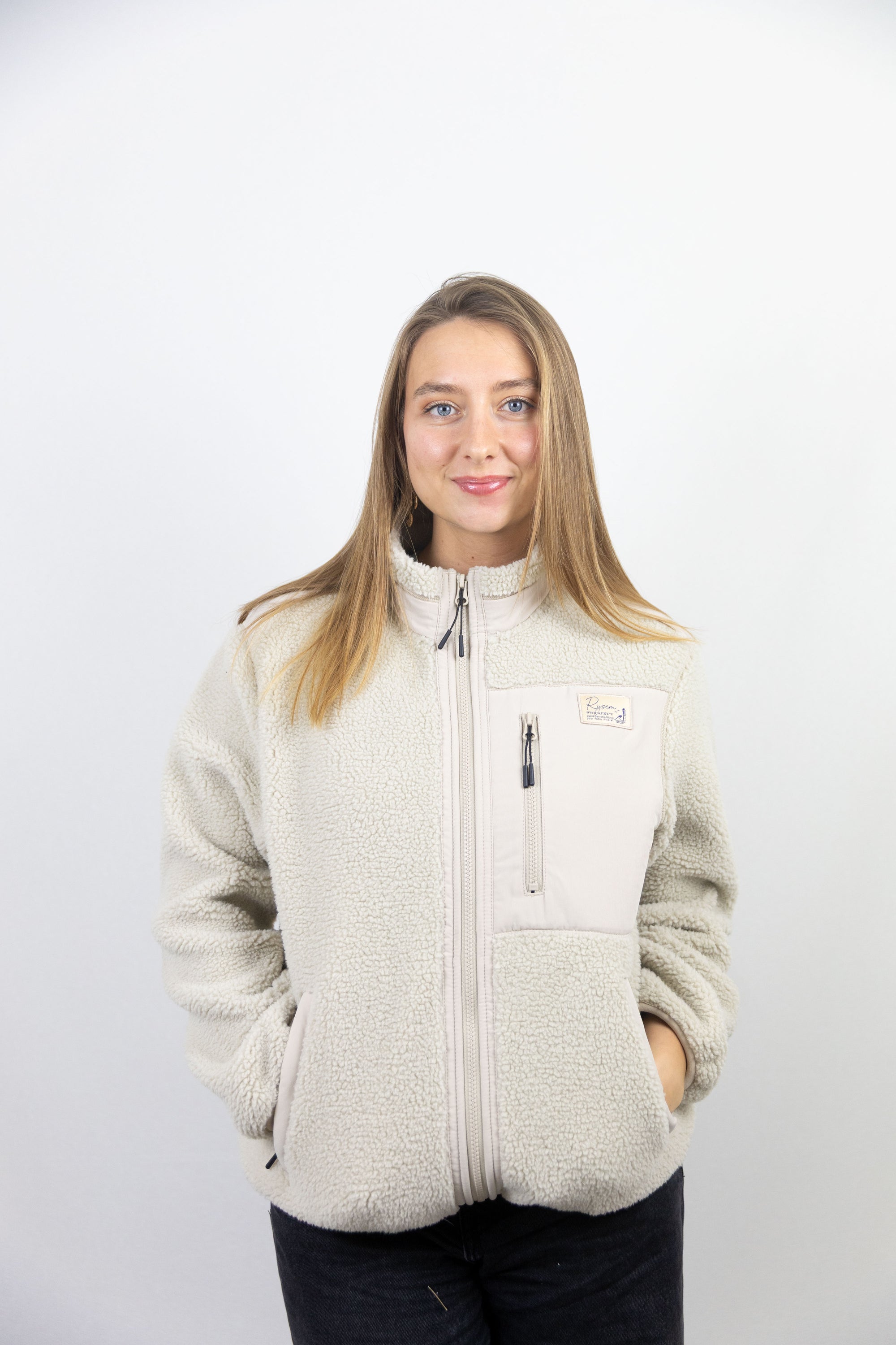 Collection Hiver 2024: Veste polaire Coastline Member écoresponsable unisexe Sand