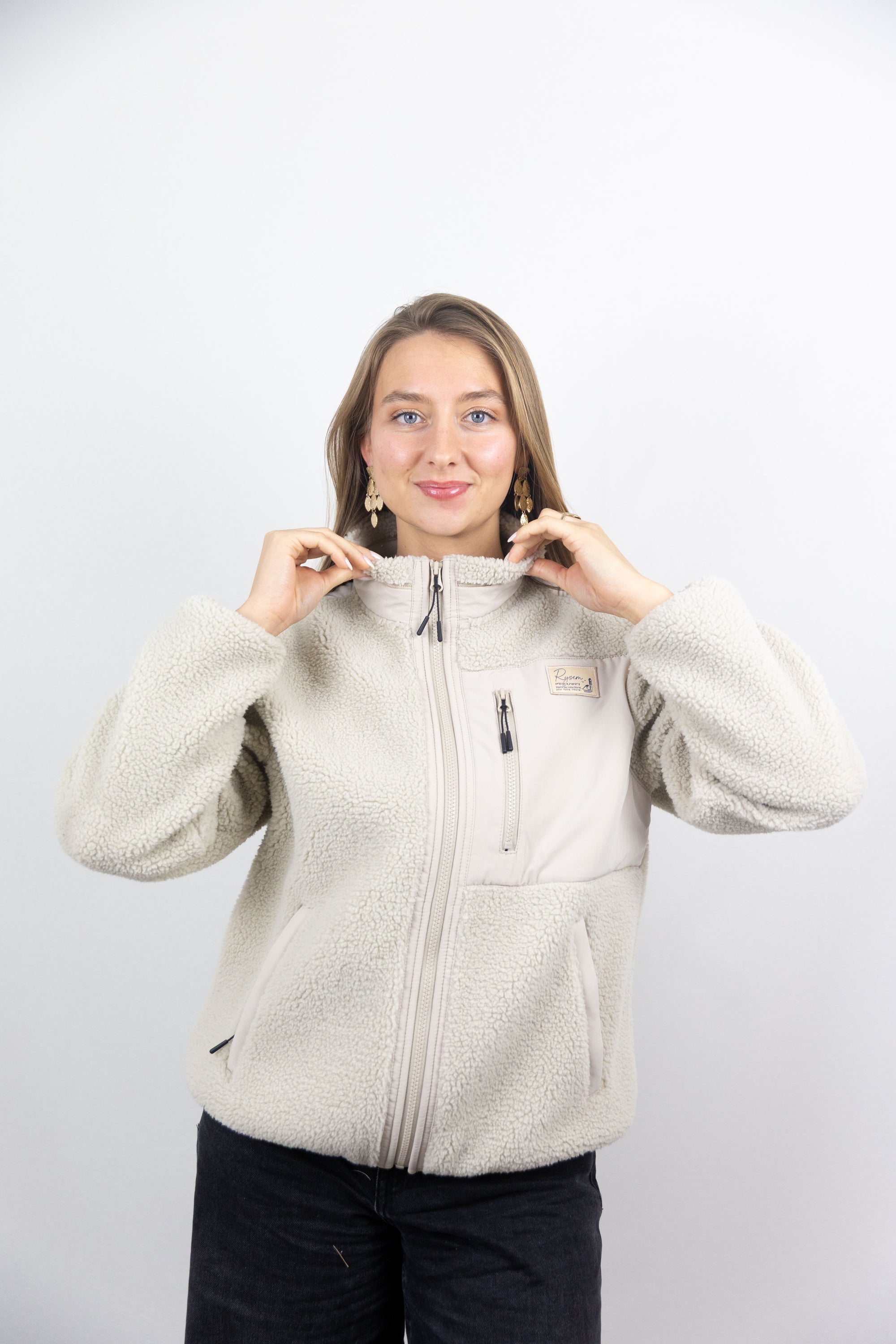 Collection Hiver 2024: Veste polaire Coastline Member écoresponsable unisexe Sand