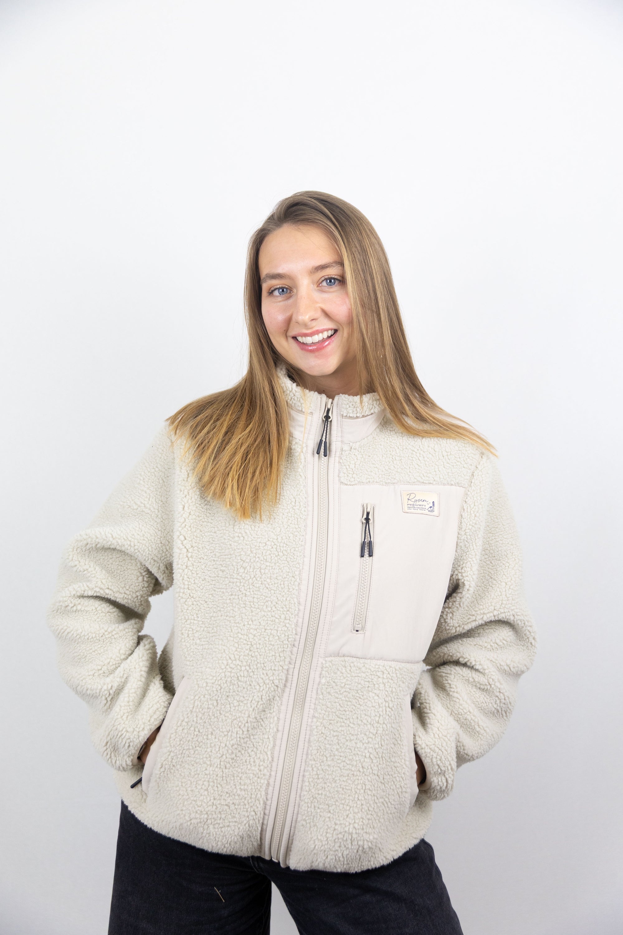 Collection Hiver 2024: Veste polaire Coastline Member écoresponsable unisexe Sand