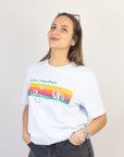 T-shirt Sun & Smash Ice Blue RYSEM, vue 3