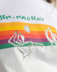 T-shirt Sun & Smash Ice Blue RYSEM, vue 5