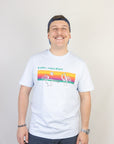 T-shirt Sun & Smash Ice Blue RYSEM, vue 2