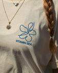 T-SHIRT VITAMIN SEA FEMME - BLEU