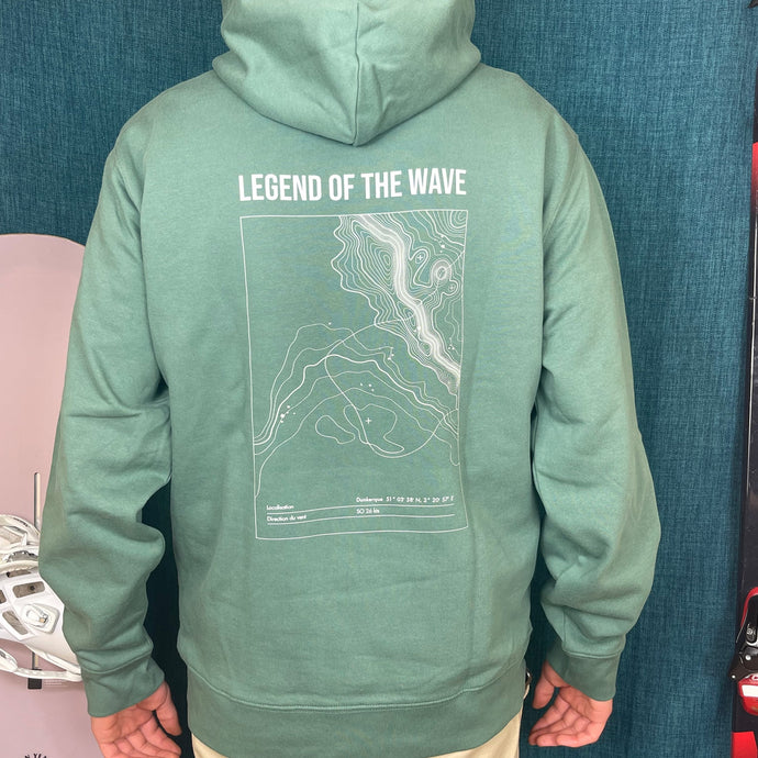 Collection Hiver 2024: Sweat-Shirt  R Phare écoresponsable à capuche Green Bay