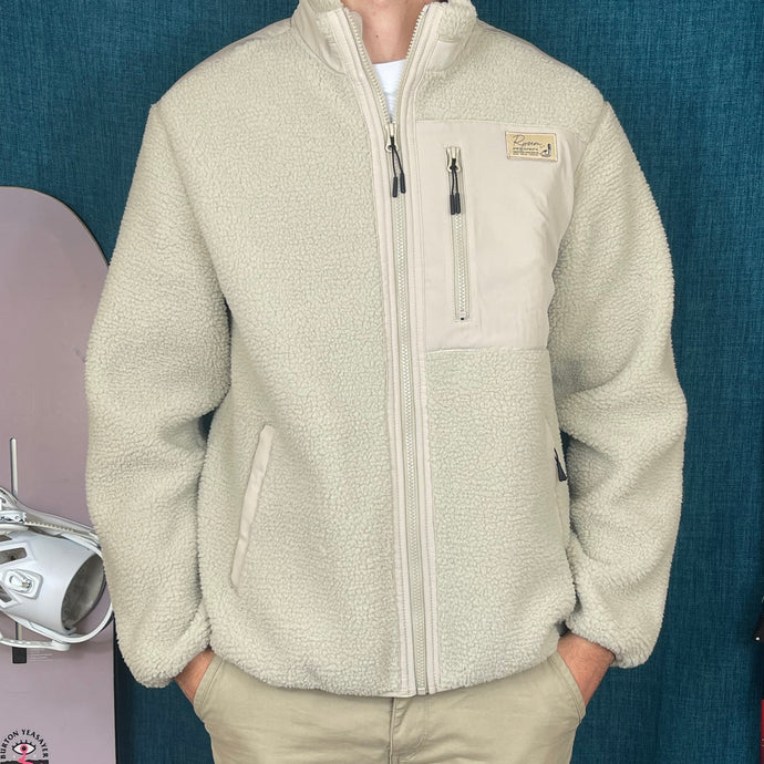 Collection Hiver 2024: Veste polaire Coastline Member écoresponsable unisexe Sand