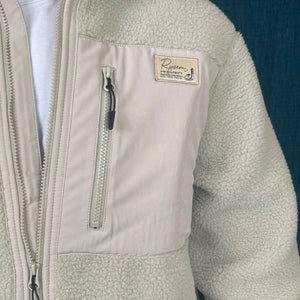Collection Hiver 2024: Veste polaire Coastline Member écoresponsable unisexe Sand