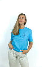 Charger l&#39;image dans la galerie, Collection été 2024: Tee Shirt Unisexe en Coton Bio Aqua Blue Malo Beach