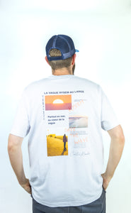 Collection été 2024: Tee Shirt Unisexe en Coton Bio Blanc Photographie