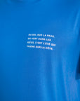T-SHIRT SUNFLOWER BLEU