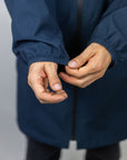 COUPE VENT IMPERMEABLE LONG BLEU MARINE