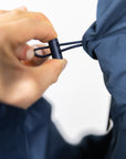 COUPE VENT IMPERMEABLE LONG BLEU MARINE