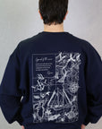 SWEAT LEGENDE DE MARINS RPHARE NAVY